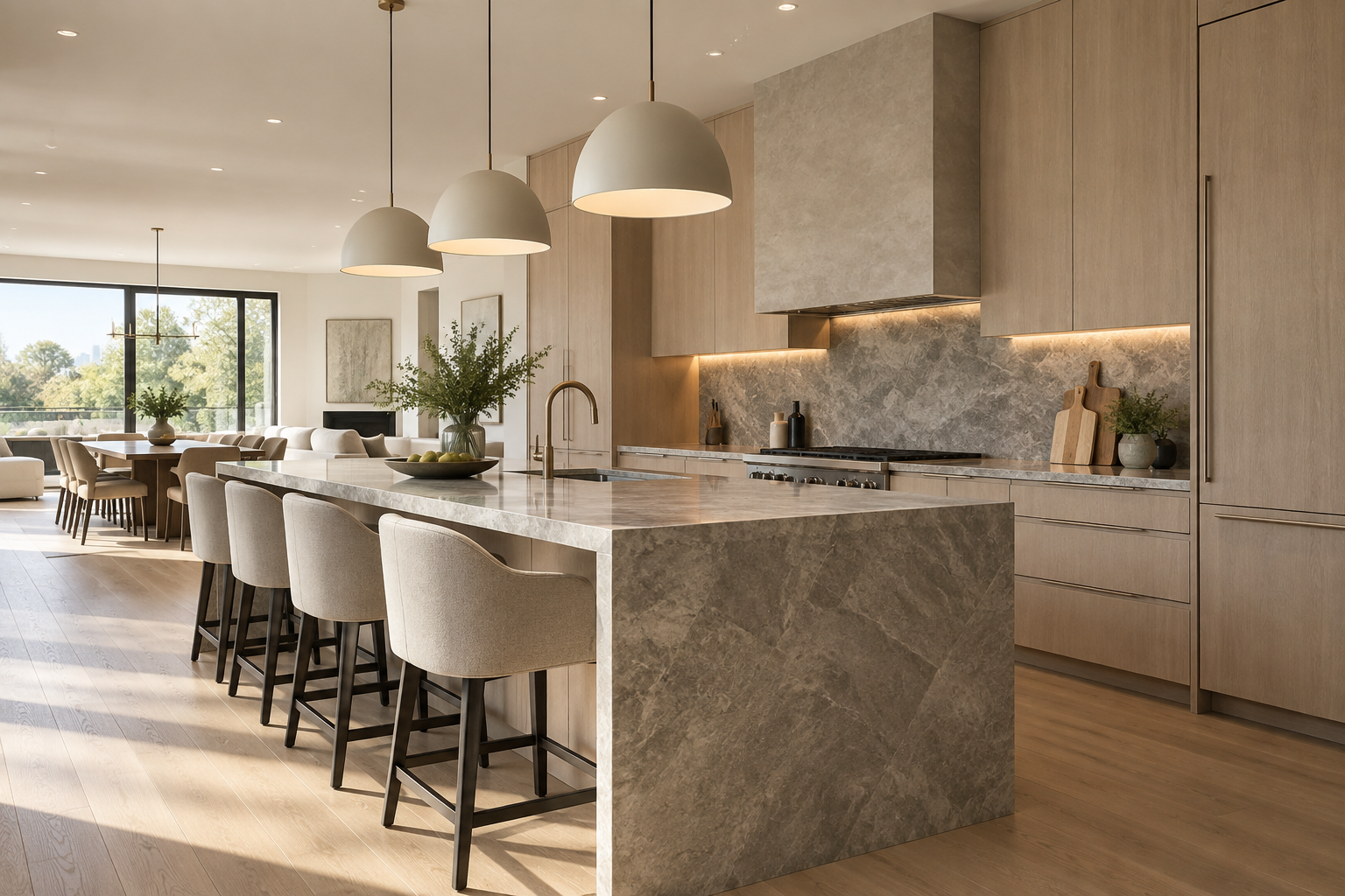 Projects Architectural concept: contemporary kitchen interior